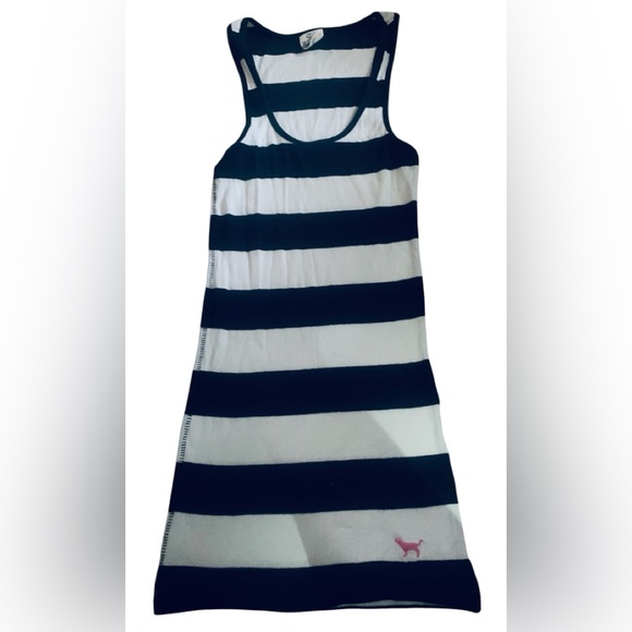 Victoria Secret Black & White Striped Tank Top Size XS - Picture 1 of 2